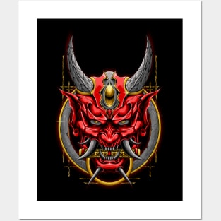 Red Oni Posters and Art